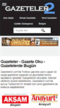 Mobile Screenshot of gazeteler2.com
